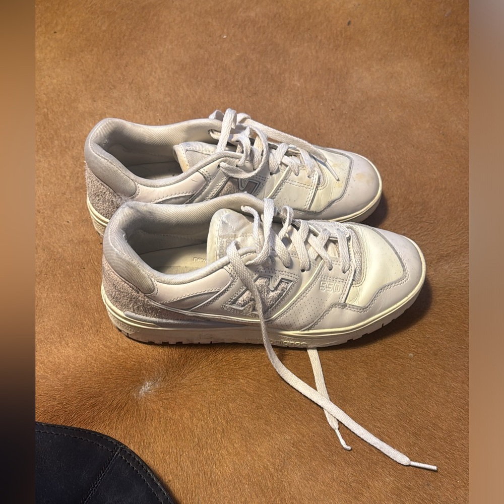 Aime Leon dore New balance white 550 size 9 women’s worn twice